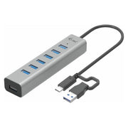 I-tec Usb-c Charging Metal Hub 7 Porte