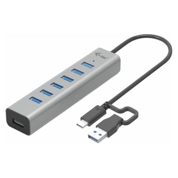 I-tec Usb-c Charging Metal Hub 7 Porte