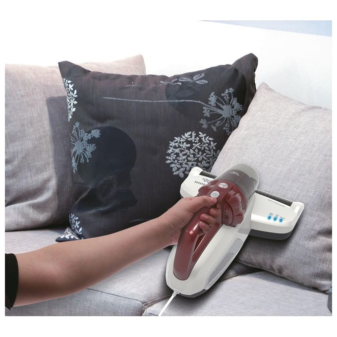 Hoover MBC500UV Aspirapolvere con Filo senza Sacco Capacita' 0,3 Litri Sistema Ciclonico Rosso-Bianco