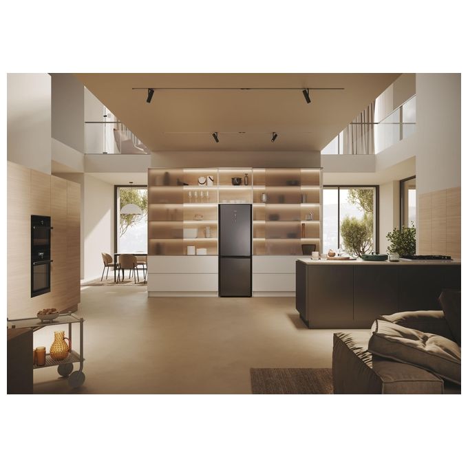 Haier HDPW5618CNPD Serie 5 Frigorifero Combinato 352 L 185 cm Classe C 35 dB Total No Frost Wi-Fi colore Acciaio Inox