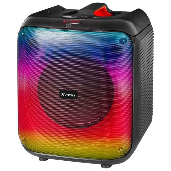 Trevi XF 470 KB XFest Altoparlante Portatile 60 W Bluetooth TWS Microfono Incluso LED Multicolore colore Nero