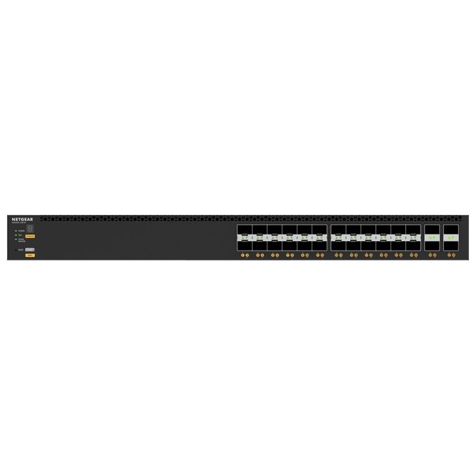 NETGEAR 9161397 M4350 Switch Gestito L3 24 porte 10G SFP+ 4 porte 25G SFP28 1.44 Tbps Rack 1U colore Nero