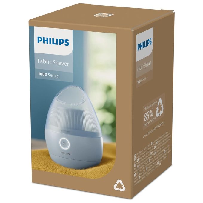 Philips GCA2100-20 Serie 1000 Levapelucchi Ricaricabile USB 90 min autonomia contenitore rimovibile colore Blu