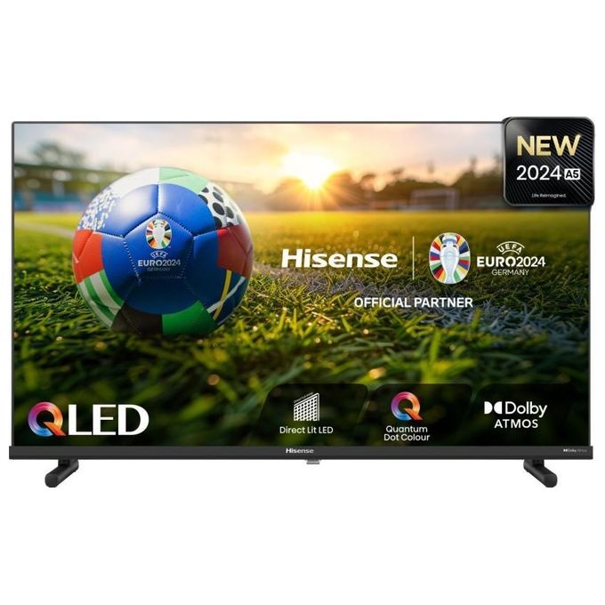 Hisense 40A59NQ A5 Series Smart TV QLED 40'' Full HD VIDAA Wi-Fi Bluetooth Dolby Atmos colore Nero