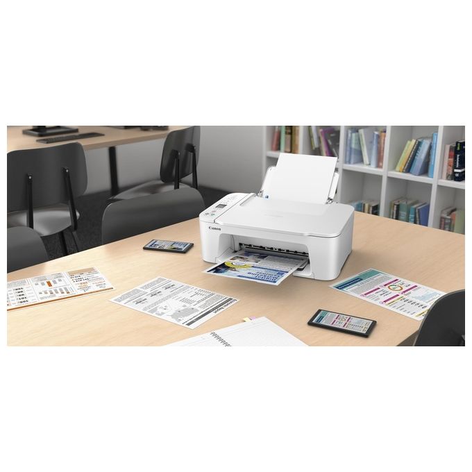 Canon TS3751I PIXMA Stampante Multifunzione Inkjet A4 Wi-Fi USB Stampa Copia Scansione 4800x1200 DPI colore Bianco