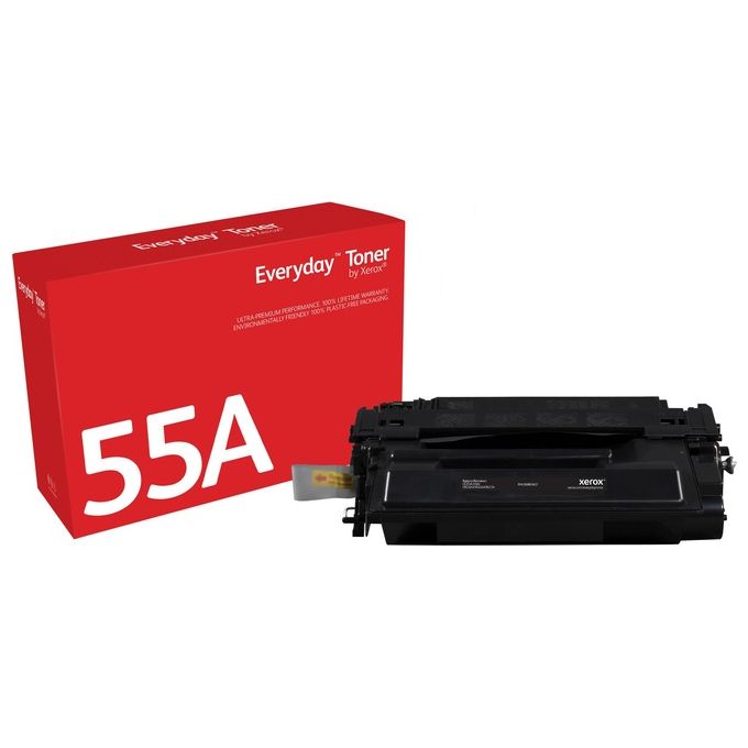 Xerox 006R03627 Toner Everyday Nero Compatibile con HP 55A CE255A Resa 6000 pagine Tecnologia Stampa Laser colore Nero