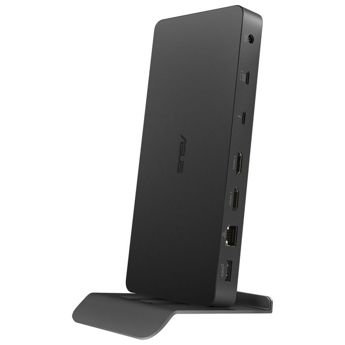 Asus 90XB08DN-BDS010 DC500 Docking Station Thunderbolt 4 Triple 4K 3 Monitor 2x HDMI 2.1 2x USB 3.2 Ethernet 2.5 Gbps 150W colore Nero