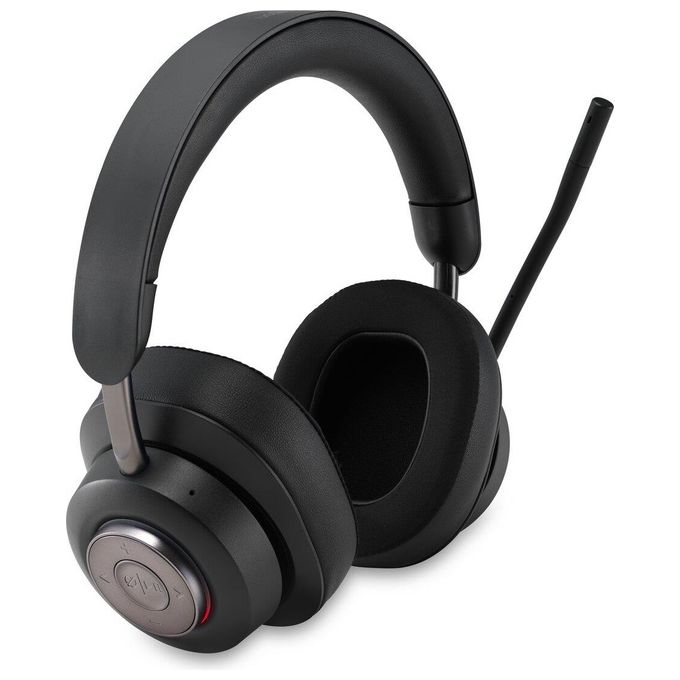 Kensington K83452WW Cuffie over-ear Bluetooth H3000 Cancellazione Rumore Attiva con AI Durata Batteria 60 h Connessione Bluetooth 5.2 colore Nero