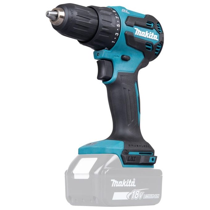 Makita DHP490Z Trapano avvitatore a percussione Brushless 18 V 65 Nm 0 - 500 - 1900 min-1 20 posizioni colore Nero