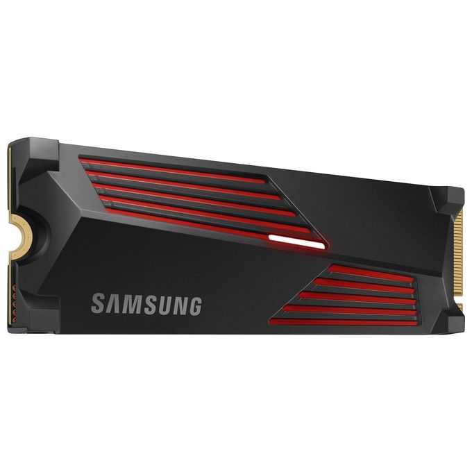 Samsung MZ-V9P4T0GW 990 PRO SSD Interno NVMe M.2 4TB PCIe 4.0 7450 MB-s con Dissipatore di Calore