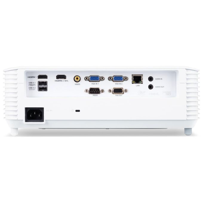 Acer MR.JQF11.001 S1286H Proiettore DLP XGA 1024x768 3500 ANSI Lumen Contrasto 20000:1 HDMI VGA Altoparlante Integrato colore Bianco