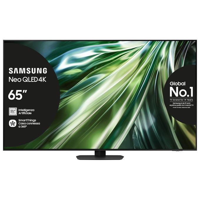 Samsung QE65QN90DATXZT Neo QLED 4K Mini LED Smart TV 65'' Processore NQ4 AI GEN2 Quantum Matrix Dolby Atmos colore Nero
