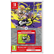 Nintendo NIN10014585 Splatoon 3 Bundle Gioco Nintendo Switch con Pass di Espansione e 3 Mesi Nintendo Switch Online PEGI 7