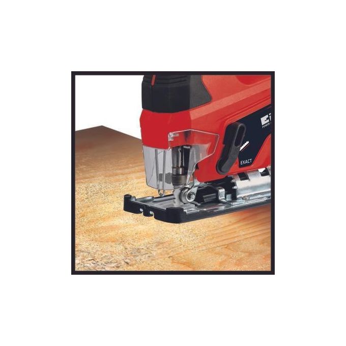 Einhell 4321228 TC-JS 18 Li Seghetto alternativo a batteria 18 V movimento pendolare attacco aspirazione batteria 2,5 Ah Power X-Change valigetta inclusa colore Nero
