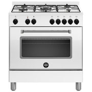La Germania AMN855EBV-24 Americana Cucina 80x50 cm 5 Fuochi Gas Forno Elettrico 75 L 9 Funzioni Classe A colore Bianco