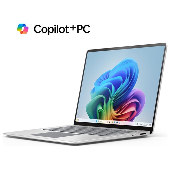 Microsoft ZHG-00010 Surface Laptop 7 Notebook Copilot+ PC 15'' Touch Snapdragon X Elite 16GB RAM 256GB SSD Windows 11 Home colore Platino