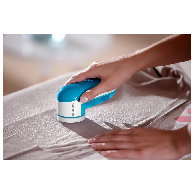 Philips GC026-00 Levapelucchi Elettrico a Batteria Blu