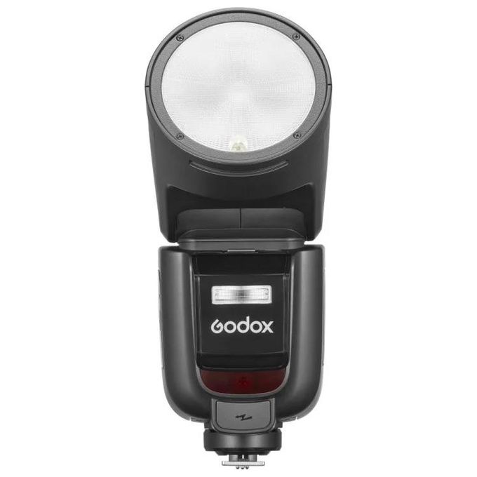 Godox 11417 V1Pro Flash TTL Testa Rotonda 76 Ws 28-105 mm 2,4 GHz 32 Canali 5 Gruppi Batteria Li-ion Ricaricabile USB-C colore Nero