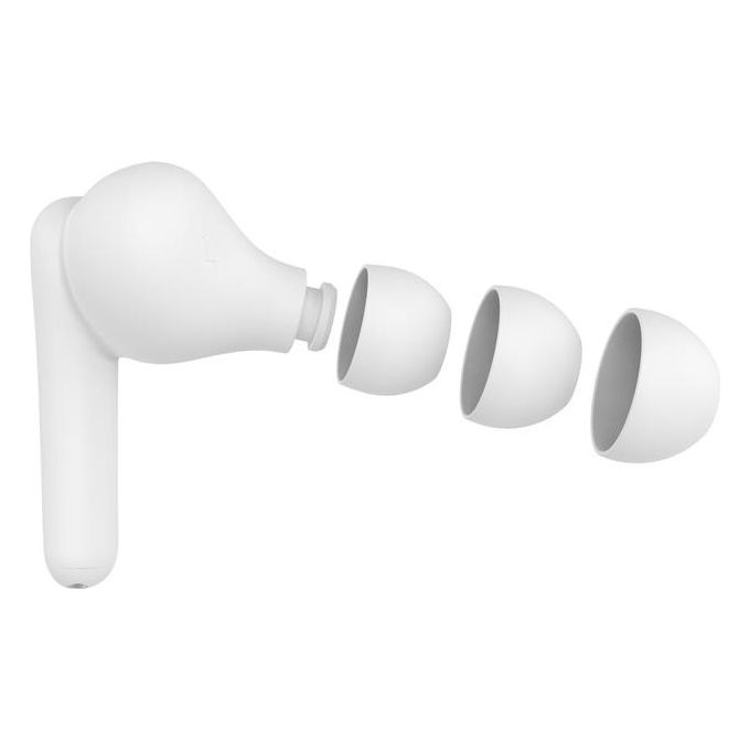 Belkin AUC012BTWH SoundForm Rhythm Auricolari True Wireless Bluetooth 5.3 Multipoint 8 ore autonomia + custodia ricarica USB-C colore Bianco