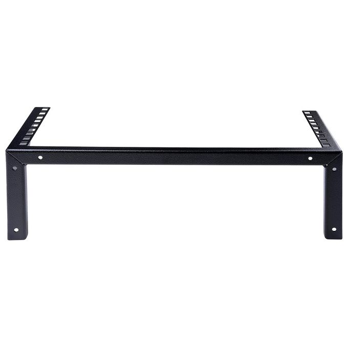 StarTech Staffa rack in acciaio 3U per montaggio attrezzature su parete verticale da 48 cm ca.
