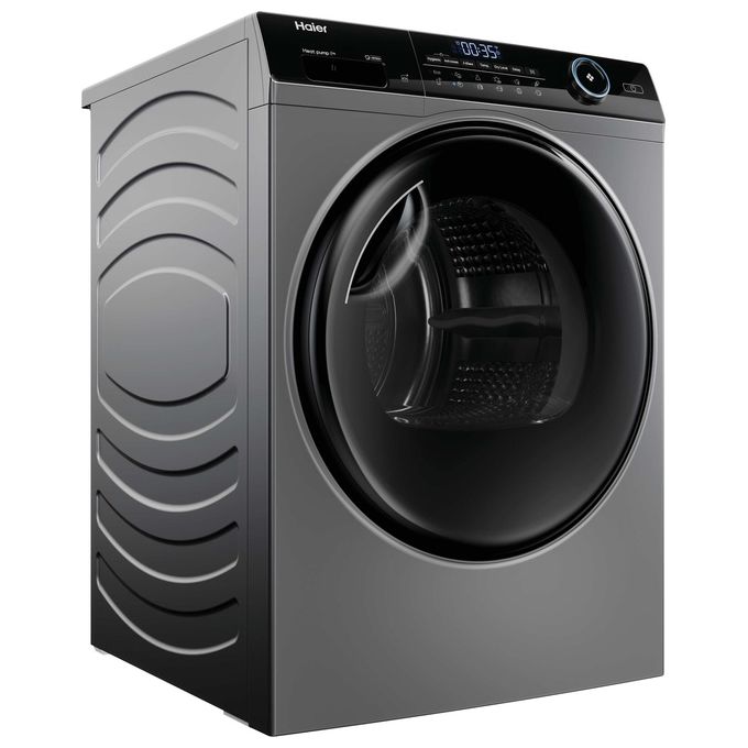 Haier HD80A3959RS I-Pro Serie 5 Asciugatrice Pompa di Calore 8 Kg Classe A+++ Inverter Wi-Fi (85x60x67,5 cm) colore Antracite
