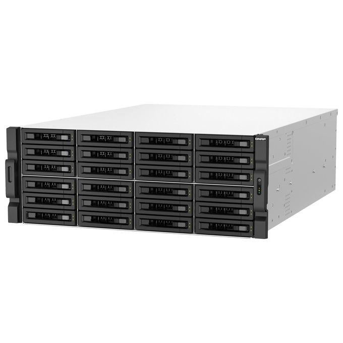 QNAP TS-H3087XU-RP-E2378-64G NAS 30 Baie Intel Xeon E-2378 64 GB RAM 10GbE Rack 4U colore Nero