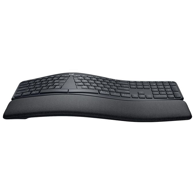 Logitech ERGO K860 Tastiera Ergonomica Wireless Split QWERTY Layout Italiano Bluetooth 2.4 GHz Supporto Polsi colore Grafite