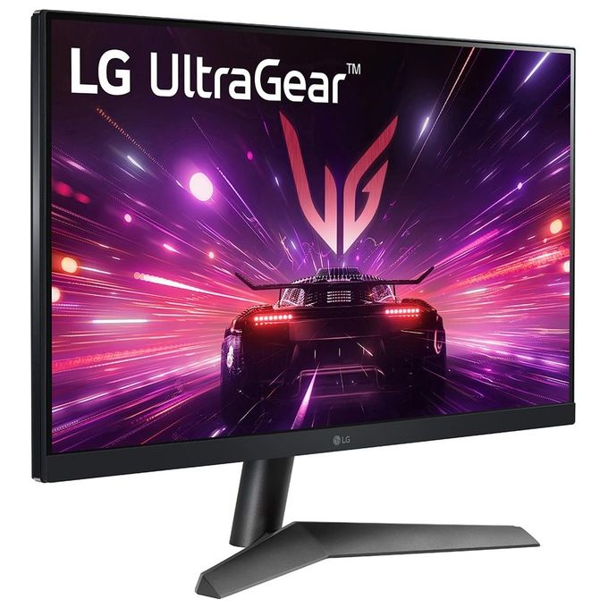 LG 24GS60F UltraGear Monitor Gaming 24'' IPS Full HD 1ms 180Hz HDR10 FreeSync Premium G-Sync Compatible colore Nero