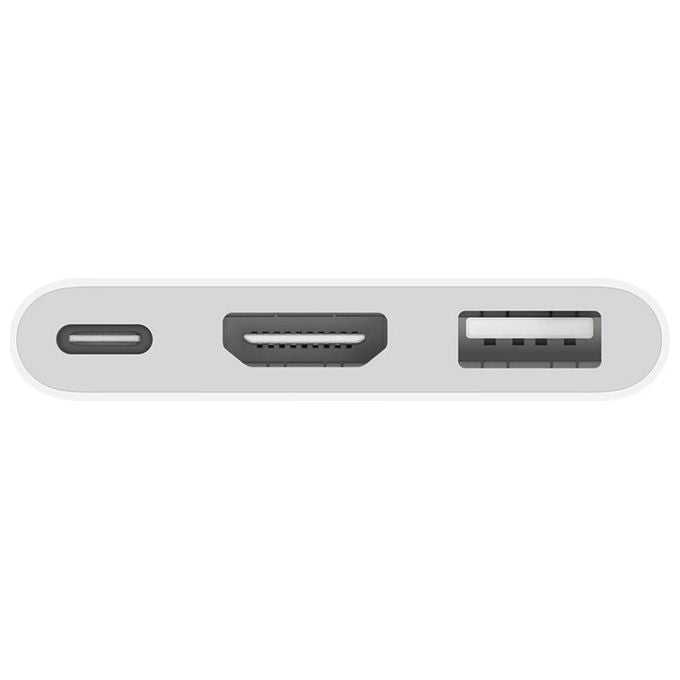 Apple MW5M3ZM-A Adattatore Multiporta da USB-C ad AV Digitale HDMI 4K USB 3.2 Tipo-A e Tipo-C colore Bianco