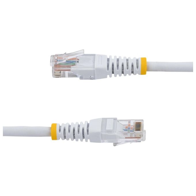 StarTech.com Cavo Patch Utp Cat5e Modellato Colore Bianco