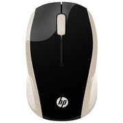 HP 2HU83AA 200 Mouse Wireless Ottico 1000 DPI RF 2.4 GHz Ambidestro Ricevitore USB colore Oro