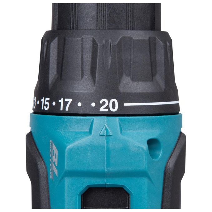 Makita DHP490Z Trapano avvitatore a percussione Brushless 18 V 65 Nm 0 - 500 - 1900 min-1 20 posizioni colore Nero