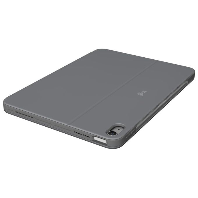 Logitech 920-012633 Combo Touch Custodia con Tastiera per iPad Air 11'' QWERTY Italiano Smart Connector Trackpad Retroilluminata colore Grigio