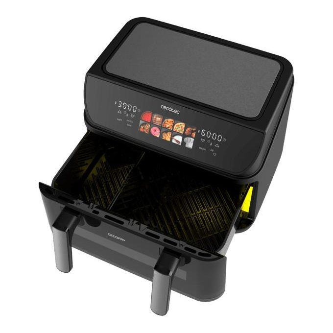 Cecotec CECOFRYandGRILL DUOHEAT 10000 Friggitrice ad aria 10 L 2800 W 10 Programmi Display Touch colore Nero