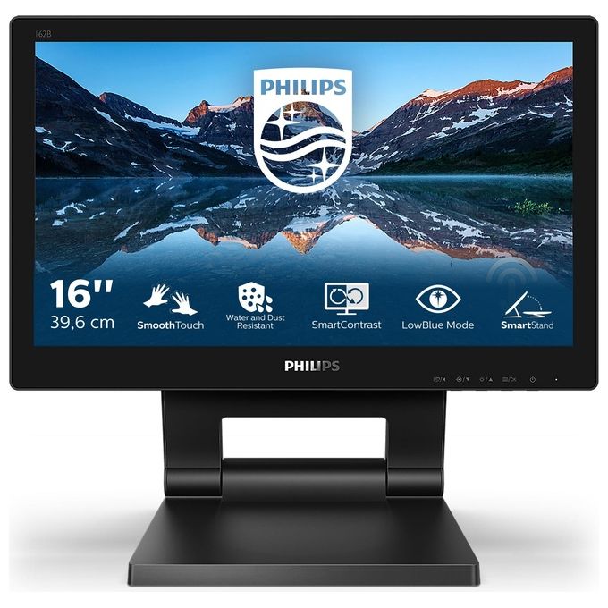 Philips Monitor 15.6'' LCD TN 162B9T - 00 1366 x 768 HD Tempo di Risposta 4 ms