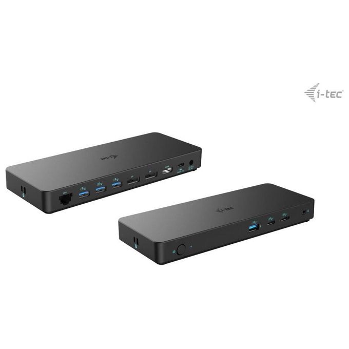 I-tec C31TRIPLEDOCKPDPRO2IT Docking Station USB-C Triple Display Gen 2 Pro 3 Monitor 4K 2x DisplayPort 1x HDMI Power Delivery 100W Ethernet Gigabit colore Nero