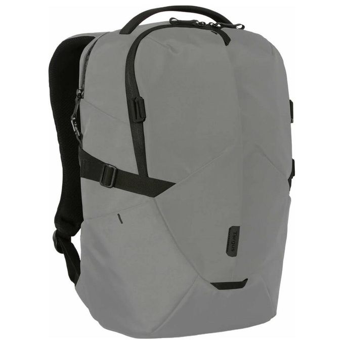 Targus TBB64904GL Terra EcoSmart Zaino per Laptop 15-16 Pollici 23 L con Scomparto Antipioggia e Sistema Fissaggio Casco colore Grigio