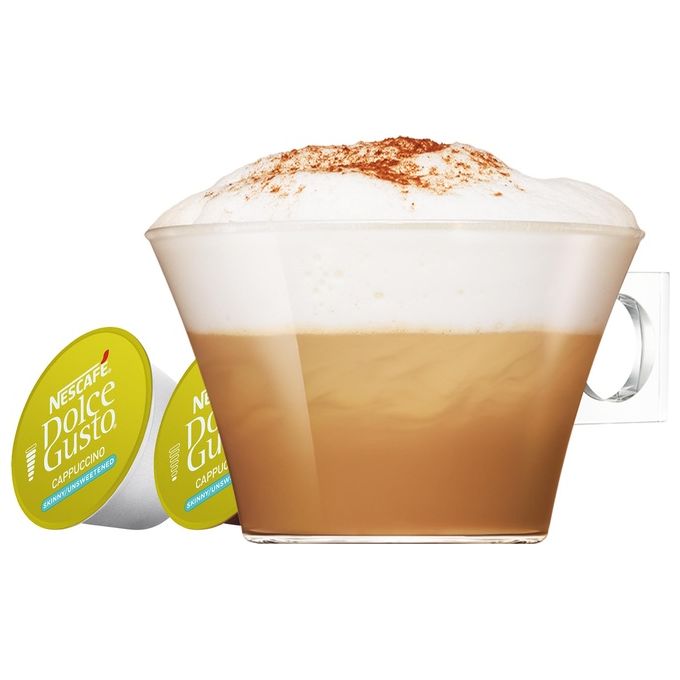 Nescafe' Dolce Gusto Cappuccino Skinny-Light Capsule Caffe' 16 Pezzi