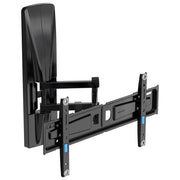 Meliconi 480879 Extra XDR200400 CG Staffa TV Parete Doppio Braccio 32'' 65'' VESA 200 300 400 Portata 30 Kg colore Nero