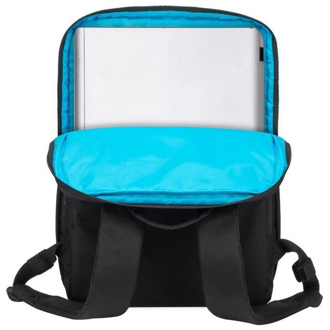 Rivacase 7569 Alpendorf Zaino per Notebook 17.3'' con Materiale Riciclato RPET Tasca per Tablet e Resistente all'Acqua colore Nero