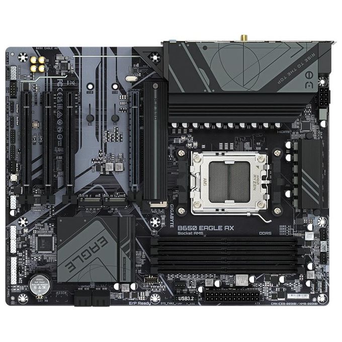 Gigabyte B650 EAGLE AX Scheda Madre AMD B650 Socket AM5 ATX DDR5 Wi-Fi 6E PCIe 5.0 colore Nero