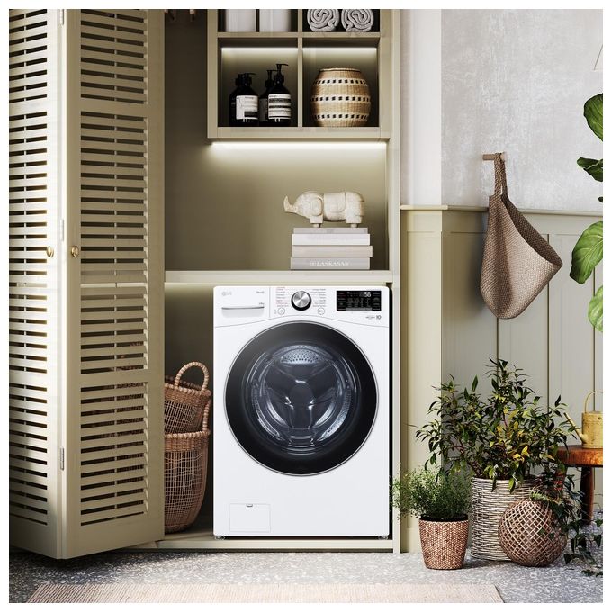 LG Serie P3 F0P3020TSWC Lavatrice libera  installazione XL 20Kg AI DD Classe B 1000 giri TurboWash 360 Vapore Wi-Fi Bianco