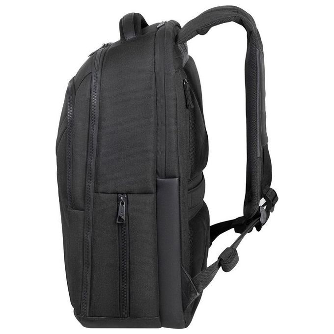 Rivacase 8164 BLACK Zaino per laptop ECO 17.3'' con tasca tablet e cinghia trolley colore Nero