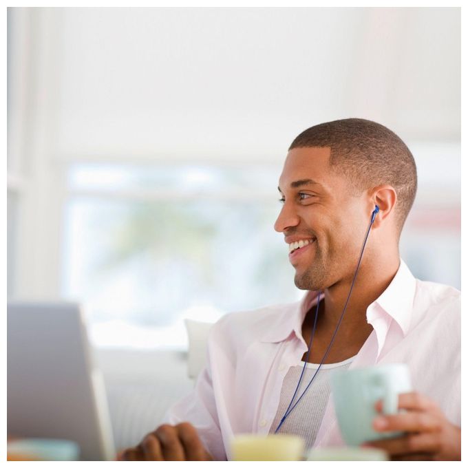 Panasonic CF010 Auricolare In Ear con Microfono Blu