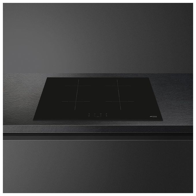 Smeg SIB2741D Universale Piano cottura a Induzione 75 cm 4 zone booster Touch controllo frontale colore Nero