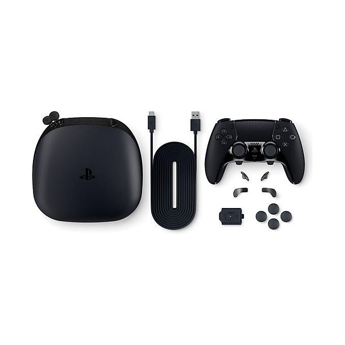 Sony 1000045047 DualSense Edge Controller Wireless PS5 Gamepad Bluetooth USB-C Feedback Aptico Grilletti Adattivi colore Nero