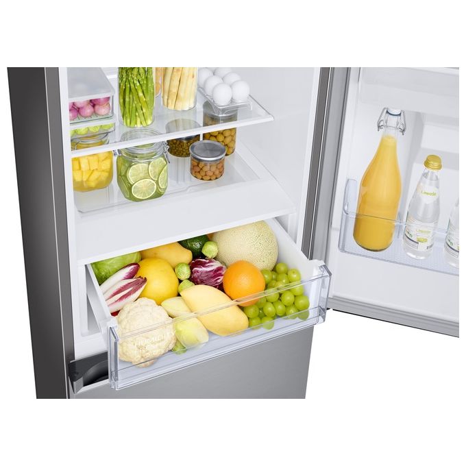 Samsung RB34C672DSA EcoFlex AI Frigorifero Combinato 344 L 185 cm Classe D 35 dB No Frost Wi-Fi colore Silver Inox
