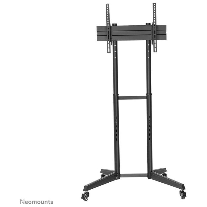 Neomounts FL50-540BL1 Carrello TV Supporto a Pavimento Portatile per Schermi 37-70 Pollici con Regolazione Altezza Manuale e Inclinazione colore Nero