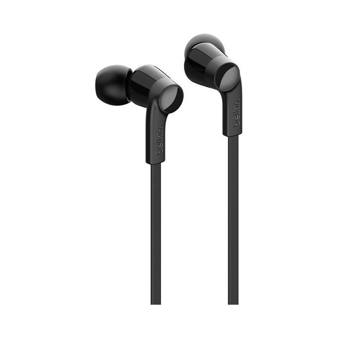 Belkin G3H0002BTBLK Rockstar Auricolari In-Ear USB-C Cablati con Microfono In Linea Cavo 1.12 m colore Nero