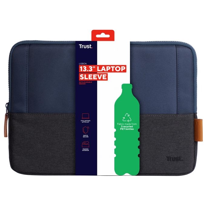 Trust Computer Lisboa Laptop Sleeve 13.3'' Nero